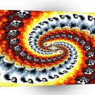 Abstract Trippy Spin Universe A1 Xlarge Canvas