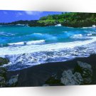 Abstract Water Black Beach Maui Hawaii A1 Xlarge Canvas