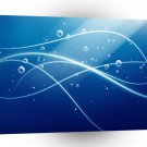 Abstract Water Deep Dark Bubbles A1 Xlarge Canvas