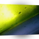 Abstract Water Glow Green A1 Xlarge Canvas