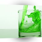 Abstract Water Green Liquid A1 Xlarge Canvas