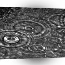 Abstract Water Rain Drop Circles A1 Xlarge Canvas