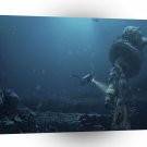Abstract Water Underwater World A1 Xlarge Canvas