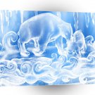 Animals Bear Ice Statue A1 Xlarge Canvas