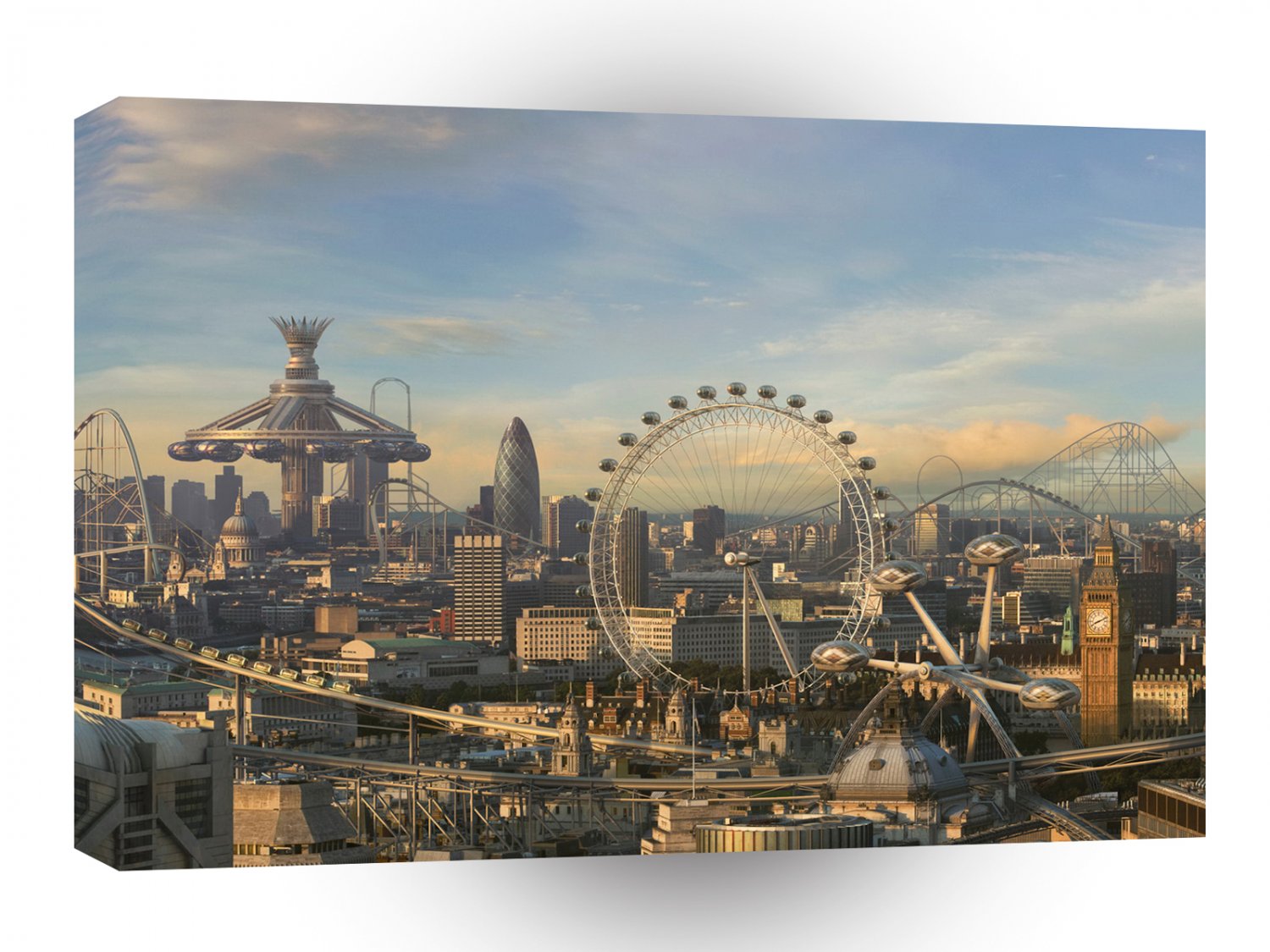 City Daytime Big Theme A1 Xlarge Canvas