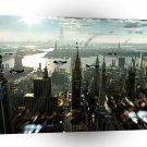 City Daytime Scfi Kingdom A1 Xlarge Canvas