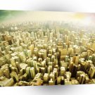 City Daytime Tight Buildings A1 Xlarge Canvas