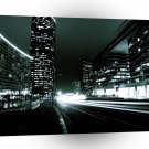 City Nightime Afterglow A1 Xlarge Canvas