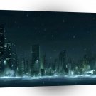 City Nightime Car Park A1 Xlarge Canvas