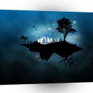 City Nightime Lights A1 Xlarge Canvas