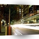 City Nightime Speedy Lights A1 Xlarge Canvas
