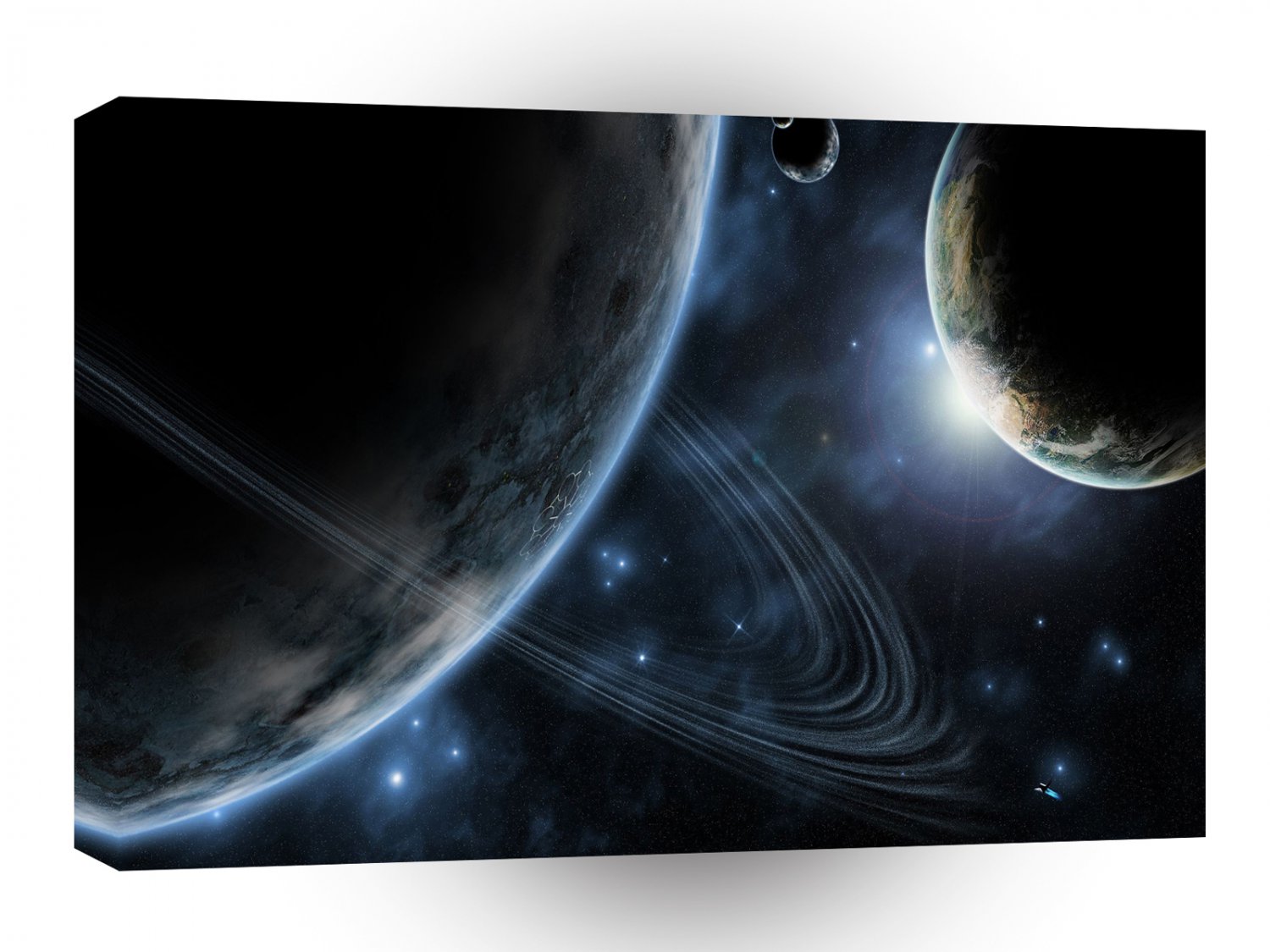 Close Up Planets Saturn Close Up  A1 Xlarge Canvas