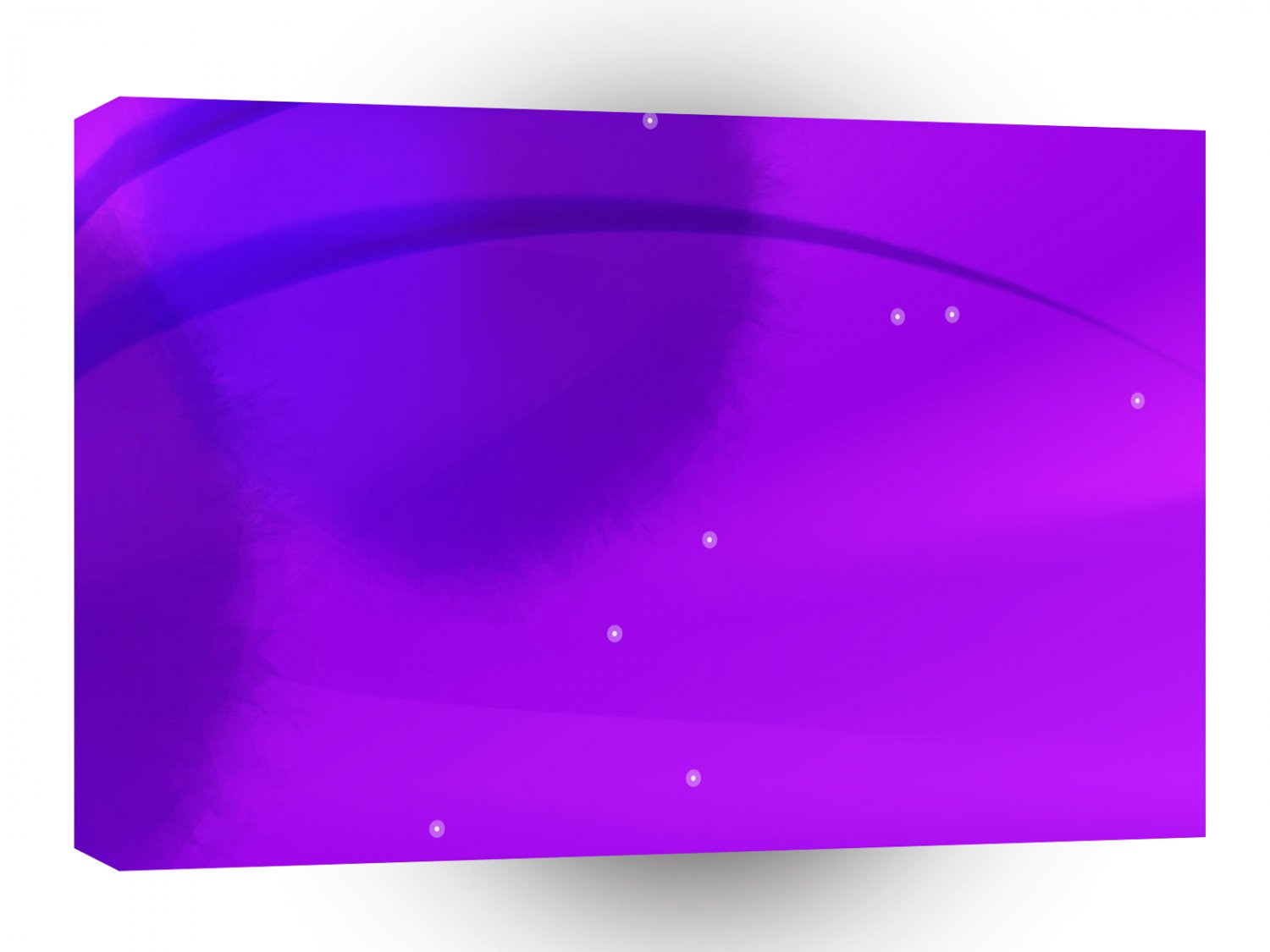 Colours Circles Purple Bubbles A1 Xlarge Canvas