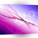 Colours Circles Purple Bubbles Blow A1 Xlarge Canvas