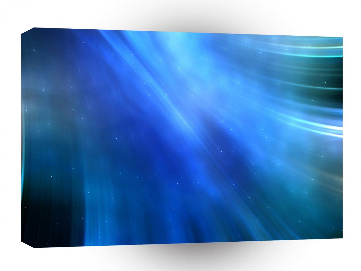 Colours Multicolour Blue Motion A1 Xlarge Canvas
