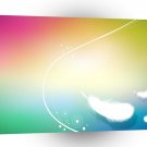 Colours Multicolour Feathers A1 Xlarge Canvas