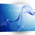 Colours Waves Blue Bitmap A1 Xlarge Canvas