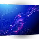 Colours Waves Blue Joined A1 Xlarge Canvas