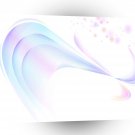 Colours Waves Blue Pointy A1 Xlarge Canvas