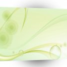 Colours Waves Green Bubbles A1 Xlarge Canvas