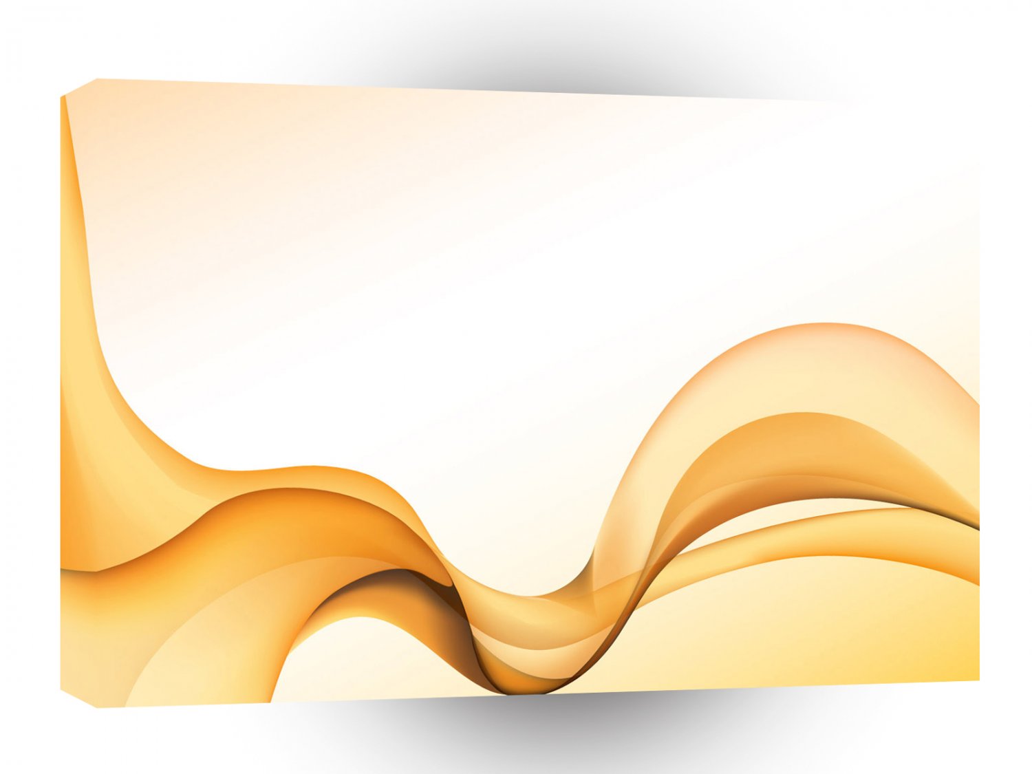 Colours Waves Peach A1 Xlarge Canvas