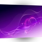 Colours Waves Purple Complex A1 Xlarge Canvas