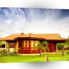 Daytime Dreamy World Garden A1 Xlarge Canvas