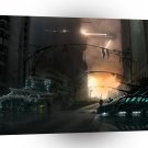 Fantasy City Future Darkness A1 Xlarge Canvas