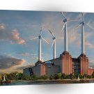 Fantasy City Wind Station A1 Xlarge Canvas