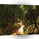 Fantasy Forrest Shall I Go A1 Xlarge Canvas