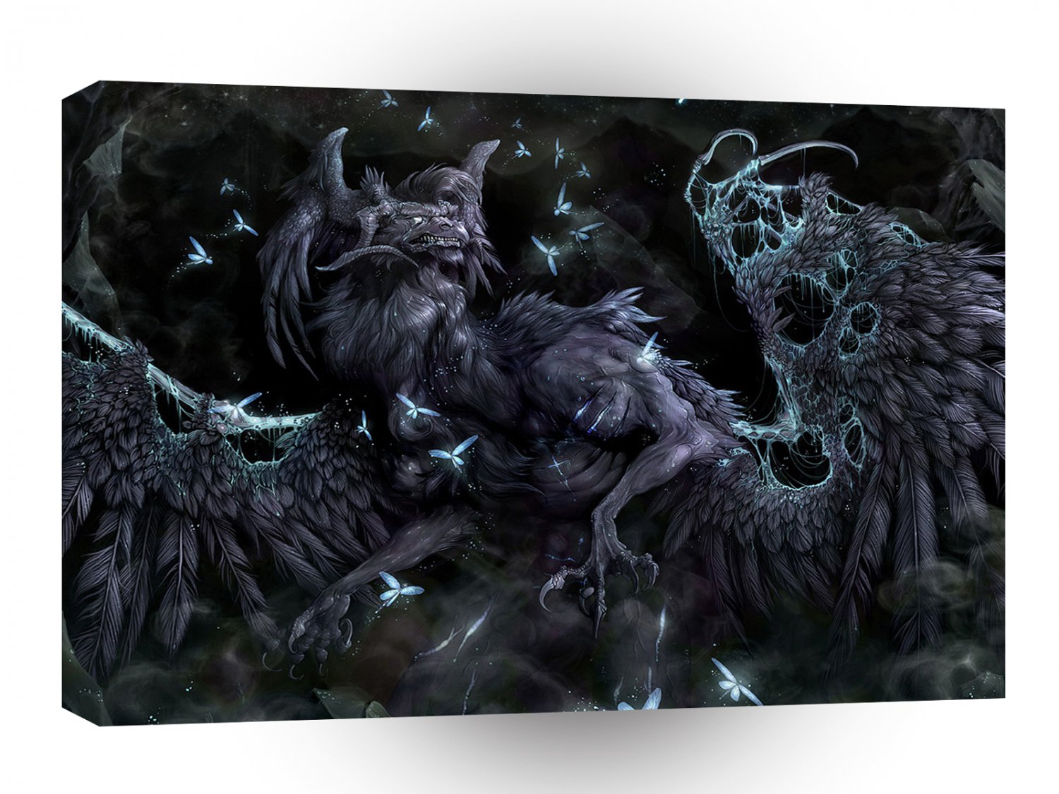Fantasy Monster Black Beast A1 Xlarge Canvas