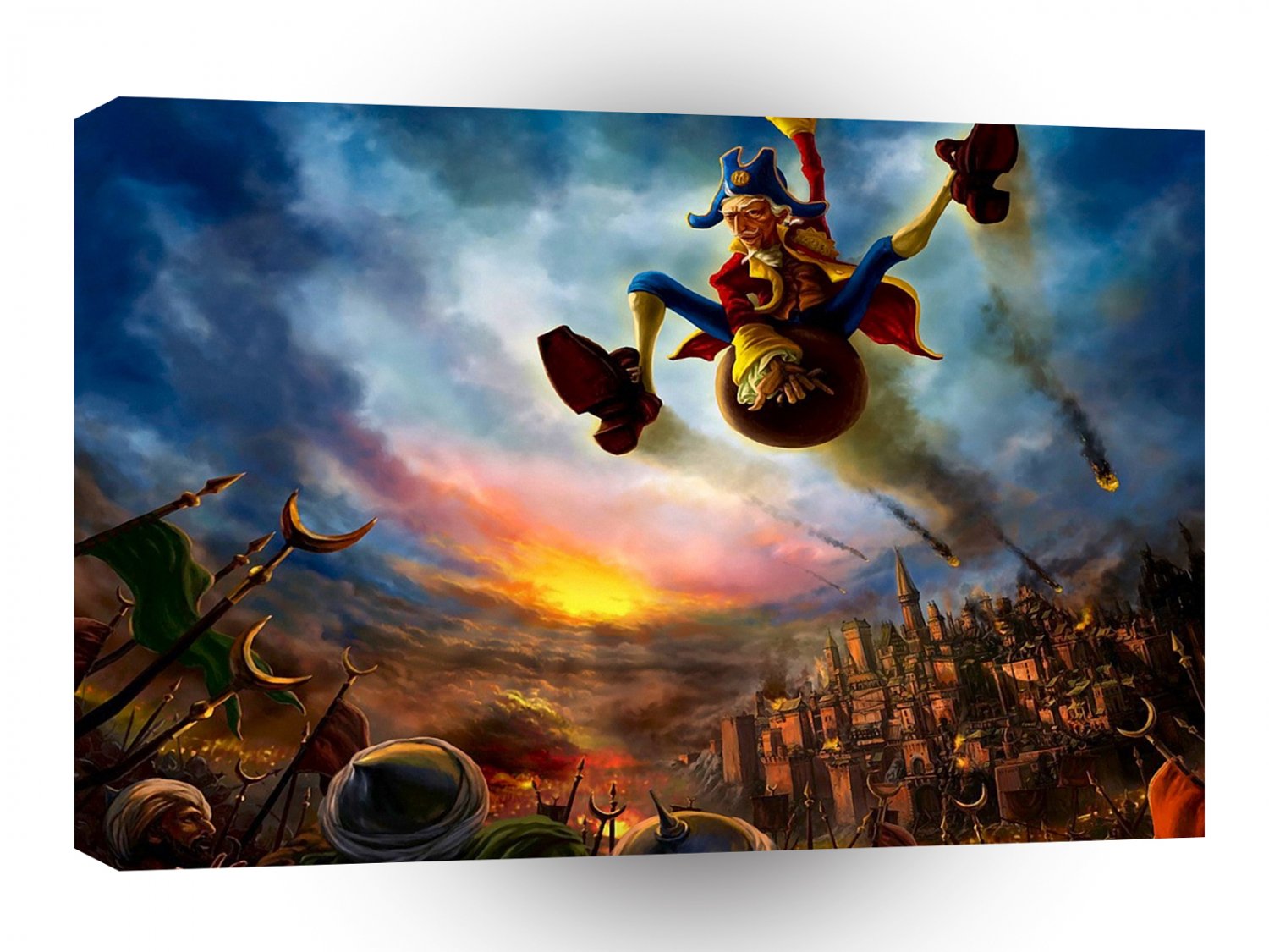 Fantasy Sword Captain Bluey A1 Xlarge Canvas