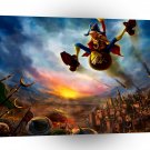 Fantasy Sword Captain Bluey A1 Xlarge Canvas