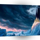 Fantasy Temple Snow Fortress A1 Xlarge Canvas