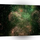 Fireworks Green Explosion Splash A1 Xlarge Canvas
