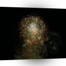 Fireworks Green Mixture Ice Cream A1 Xlarge Canvas