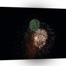 Fireworks Green Mixture Poom A1 Xlarge Canvas