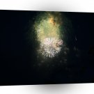 Fireworks Green Twin Explosion A1 Xlarge Canvas