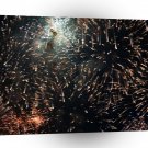 Fireworks Meteor Splash Big Display A1 Xlarge Canvas