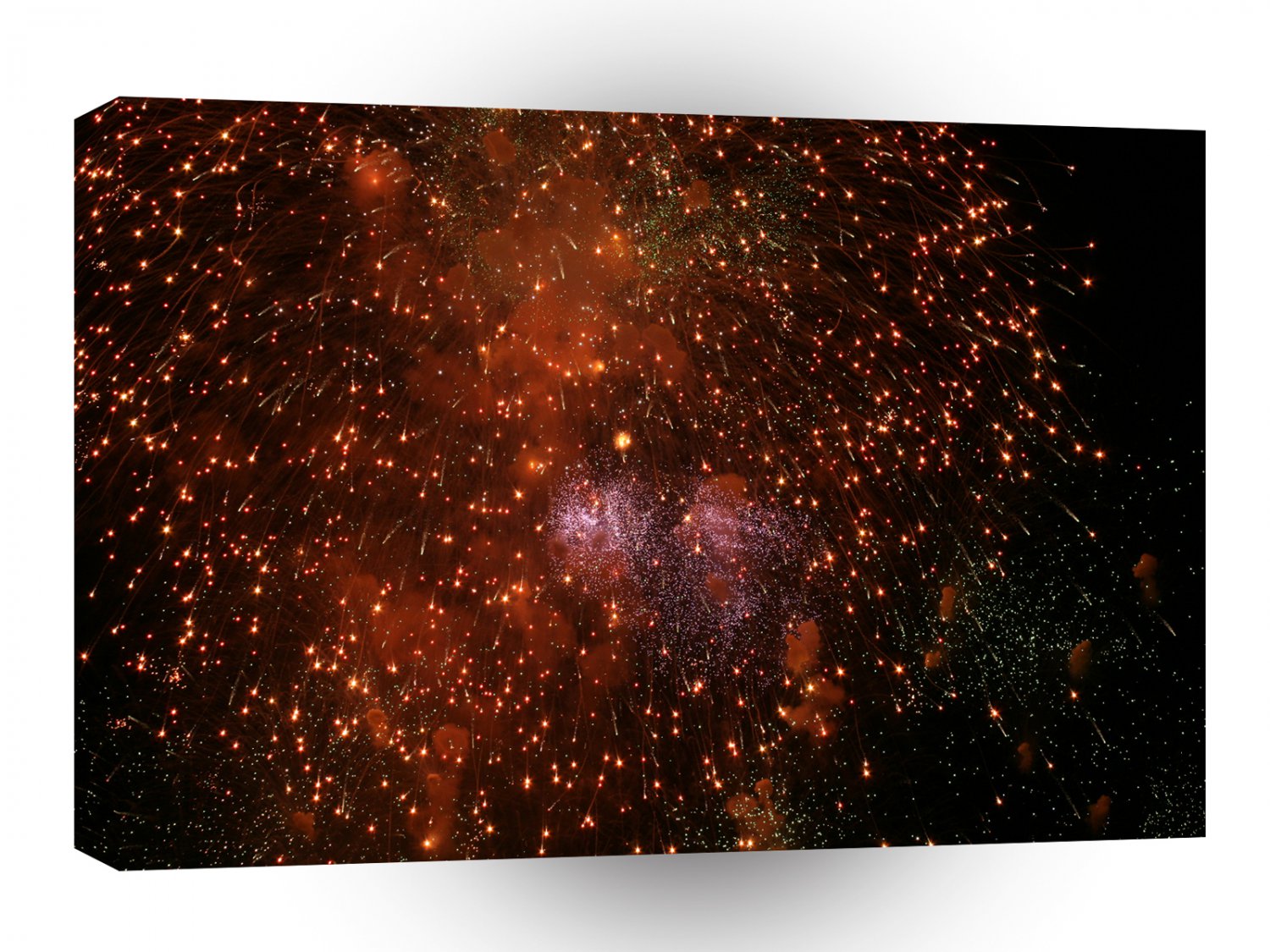 Fireworks Meteor Splash Its Raining Colours A1 Xlarge Canvas