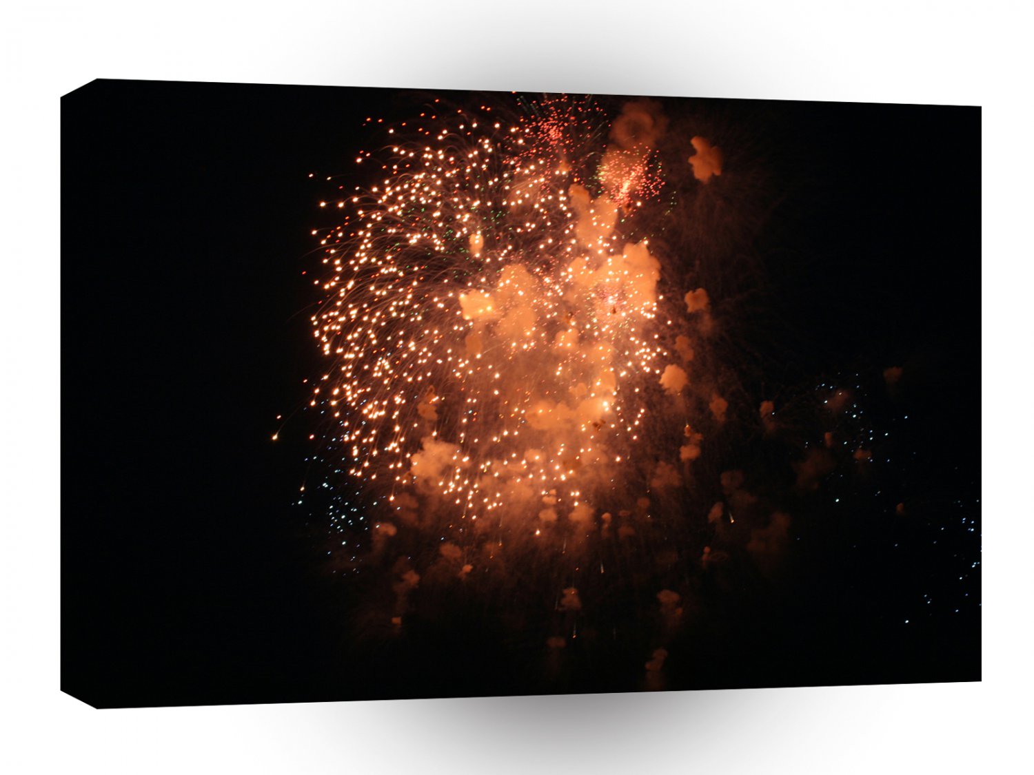 Fireworks Meteor Splash Puff A1 Xlarge Canvas
