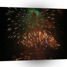 Fireworks Meteor Splash Waterfall Colour A1 Xlarge Canvas