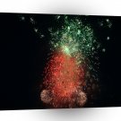 Fireworks Mix Green Red A1 Xlarge Canvas