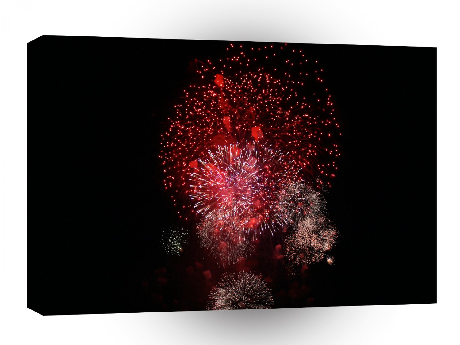 Fireworks Orange Mixture Ariel Shells A1 Xlarge Canvas