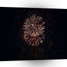 Fireworks Orange Mixture Cosmic Blast A1 Xlarge Canvas