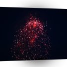 Fireworks Orange Mixture Fireball A1 Xlarge Canvas