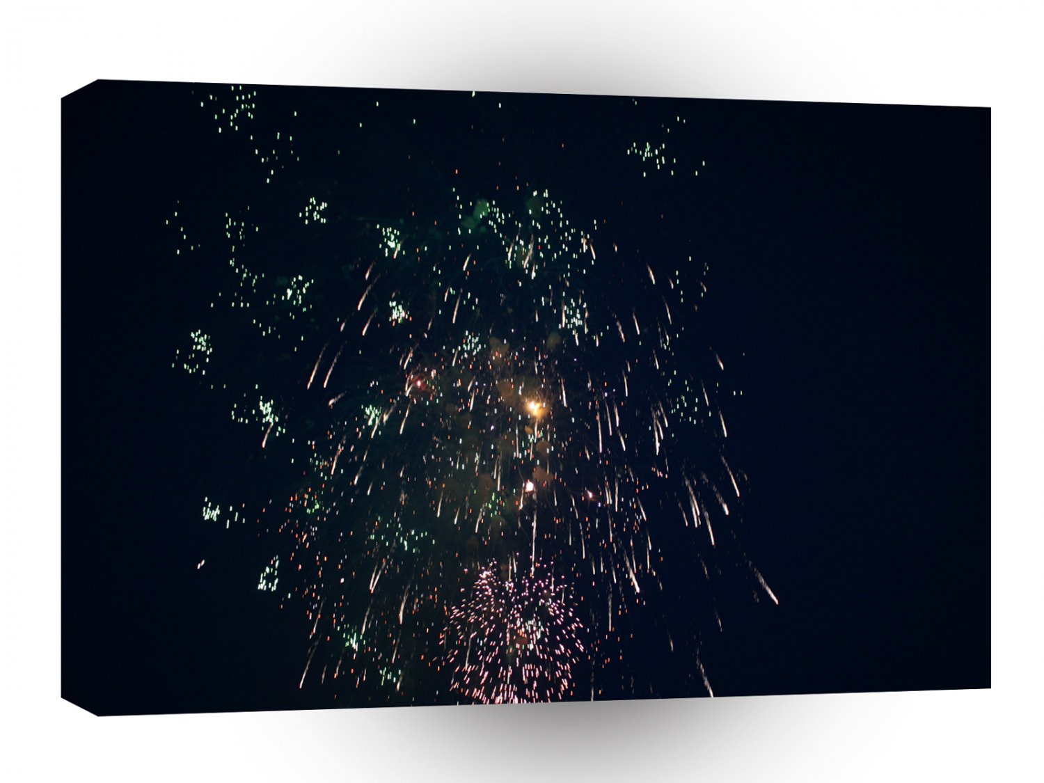 Fireworks Orange Mixture Firecrackers A1 Xlarge Canvas