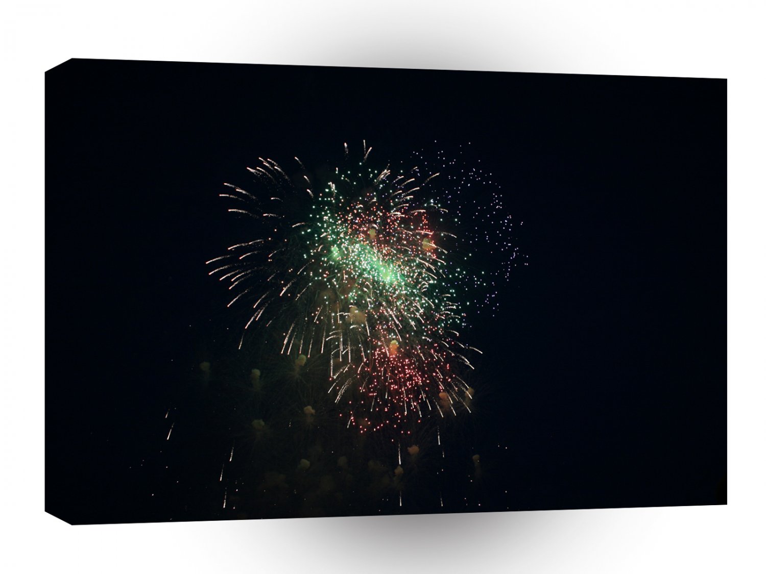 Fireworks Orange Mixture Ice Explosion A1 Xlarge Canvas