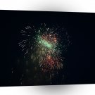 Fireworks Orange Mixture Ice Explosion A1 Xlarge Canvas