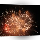 Fireworks Orange Mixture Mortar Swoosh A1 Xlarge Canvas